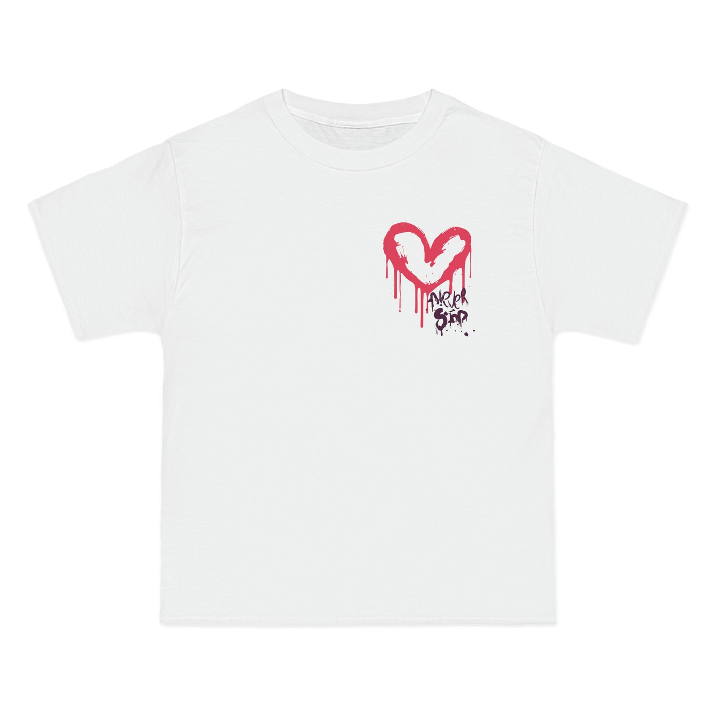NEVER STOP LOVING HEART TEE
