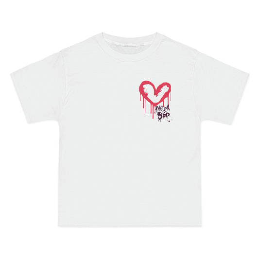 NEVER STOP LOVING HEART TEE