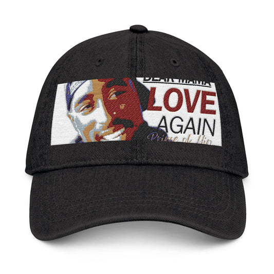 TUPAC .AESTHETIC DENIM CAP (Embroidery)