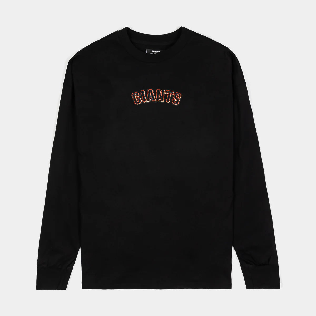 SAN FRANCISCO GIANTS DROP SHOULDER .LONG SLEEVE SHIRT (Black/Orange)