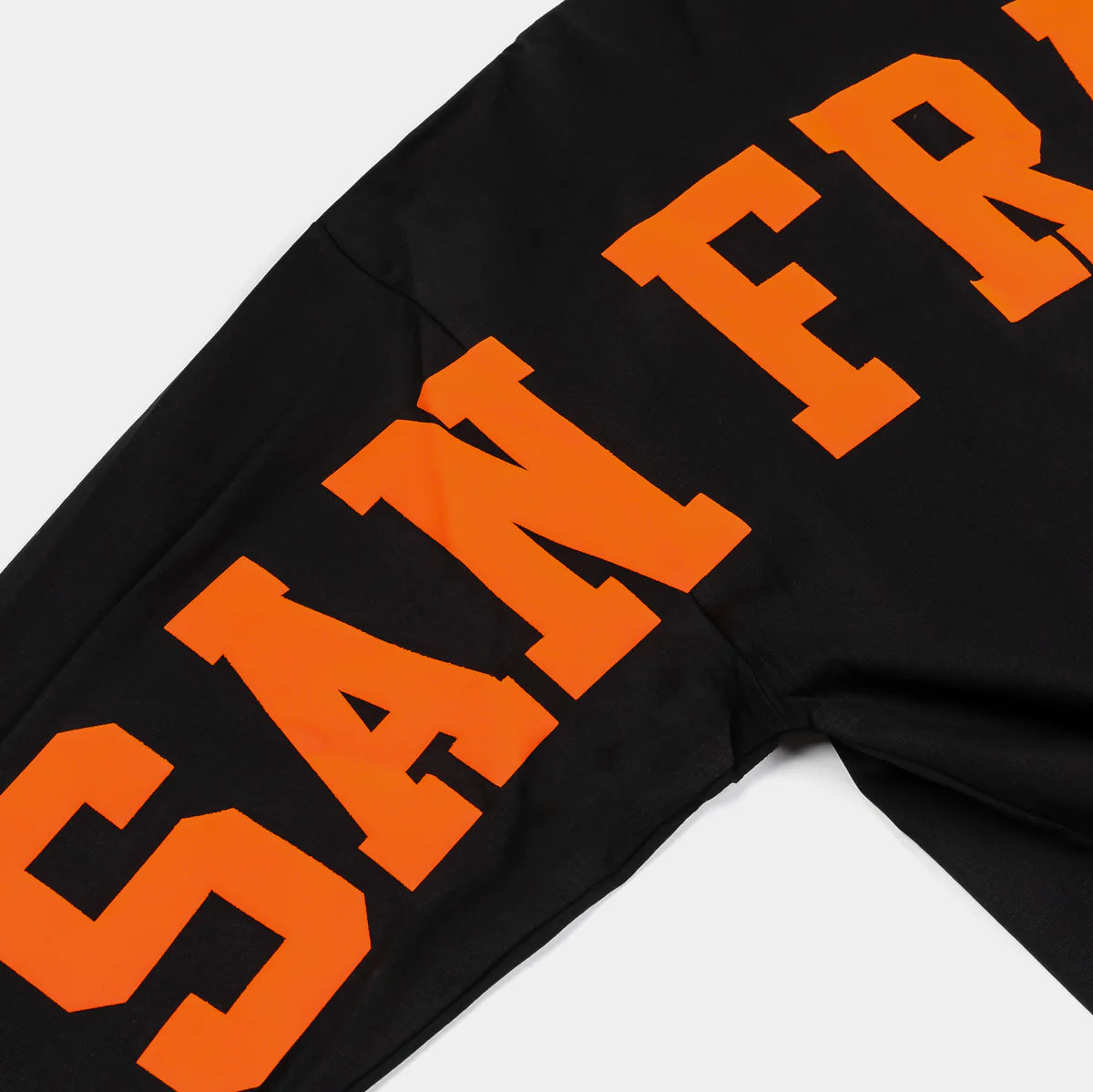 SAN FRANCISCO GIANTS DROP SHOULDER .LONG SLEEVE SHIRT (Black/Orange)